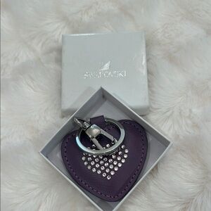 Swarovski Purple Key Holder with Elegant Design